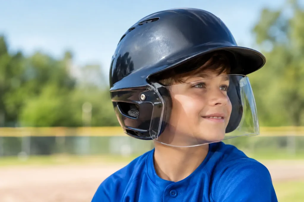 Baseball Helmet Shield for Kids That Fits Right